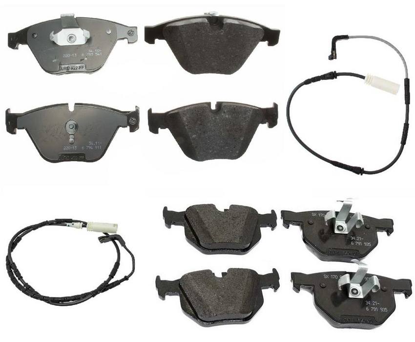 BMW Disc Brakes Kit - Pads Front and Rear